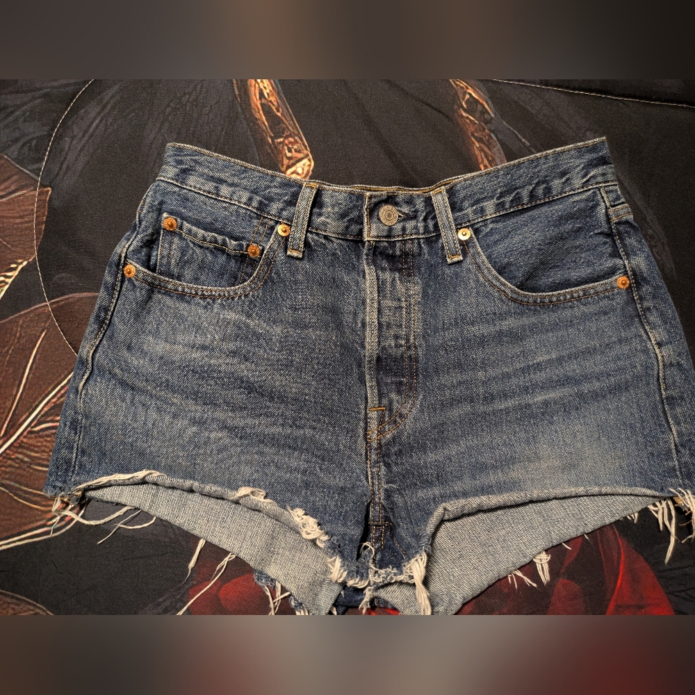 Levi's Denim Blue Women's Shorts